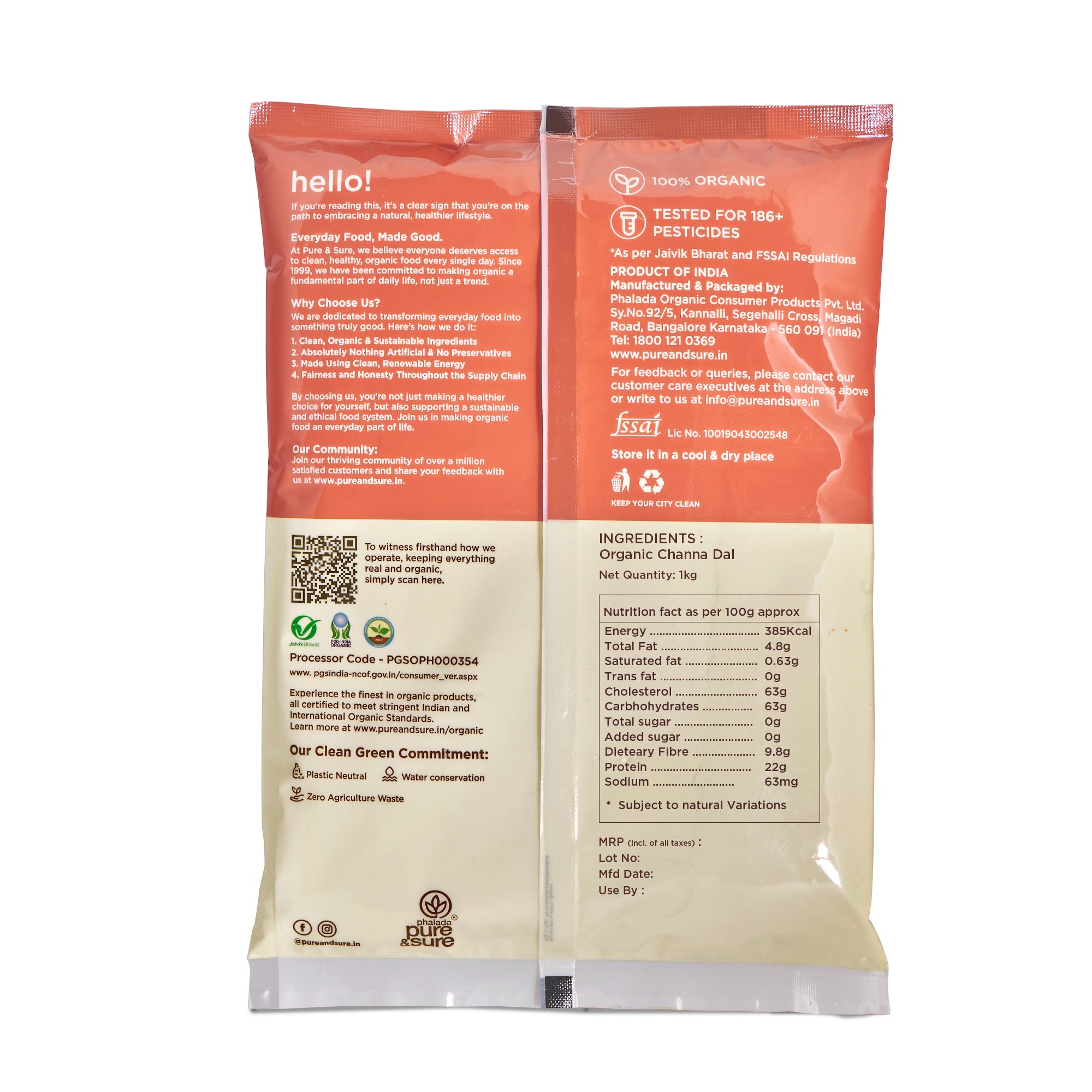 Organic Besan Flour (1kg)