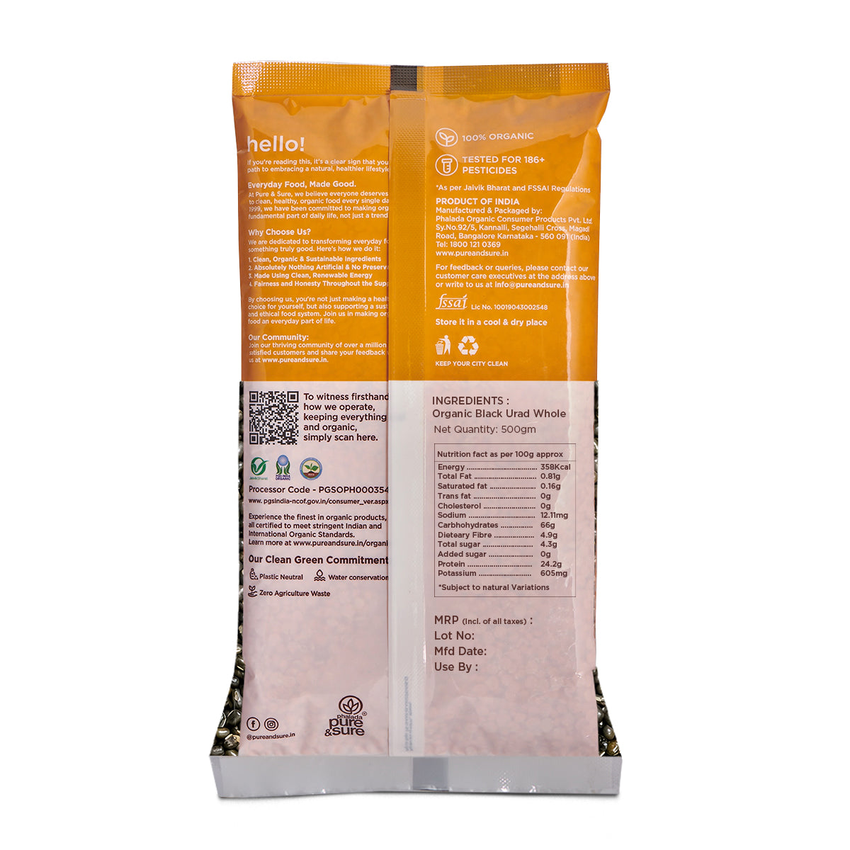 Black Urad whole BAck
