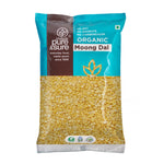 Phalada Pure and Sure Organic Moong Dal 1kg front