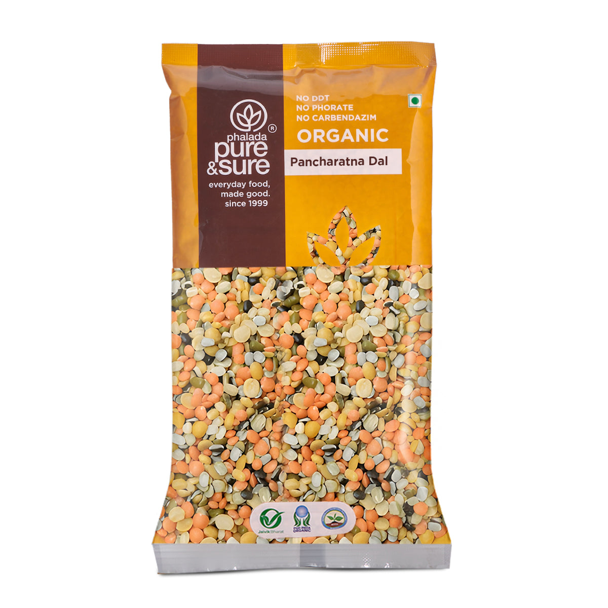 Phalada Pure and Sure Organic Pancharatna dal front