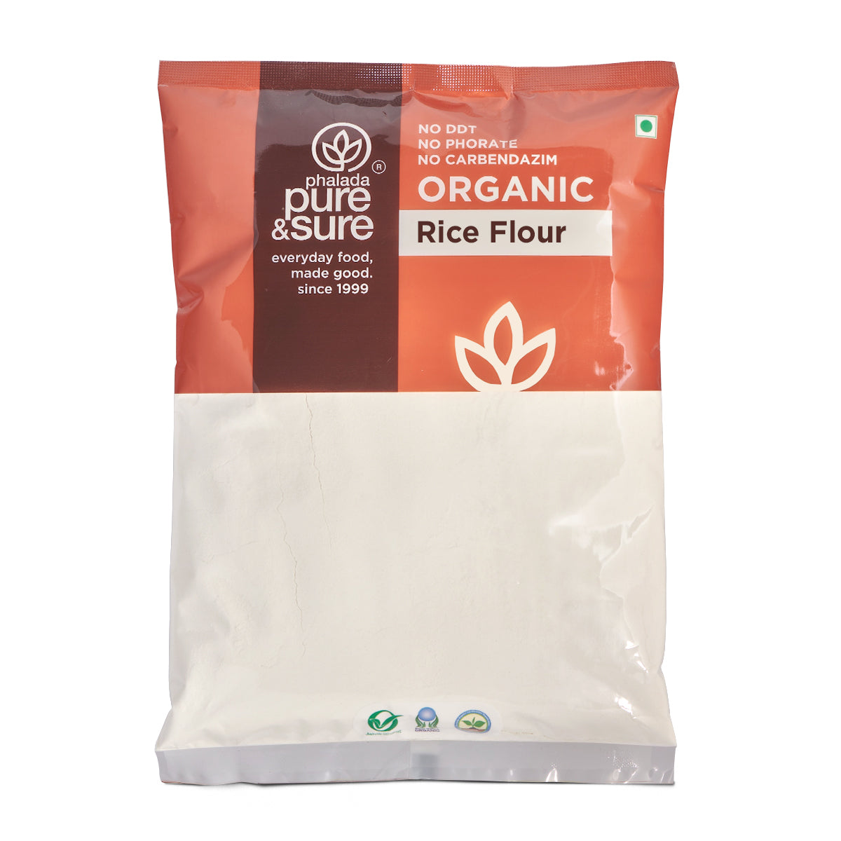 Phalada Pure and Sure Organic Rice flour 1kg front