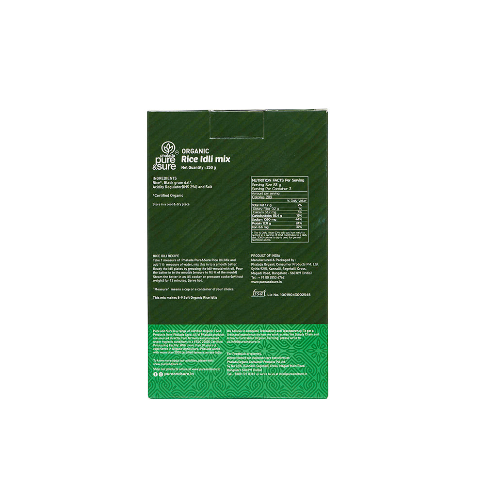 Organic Rice Idly Mix (250g)