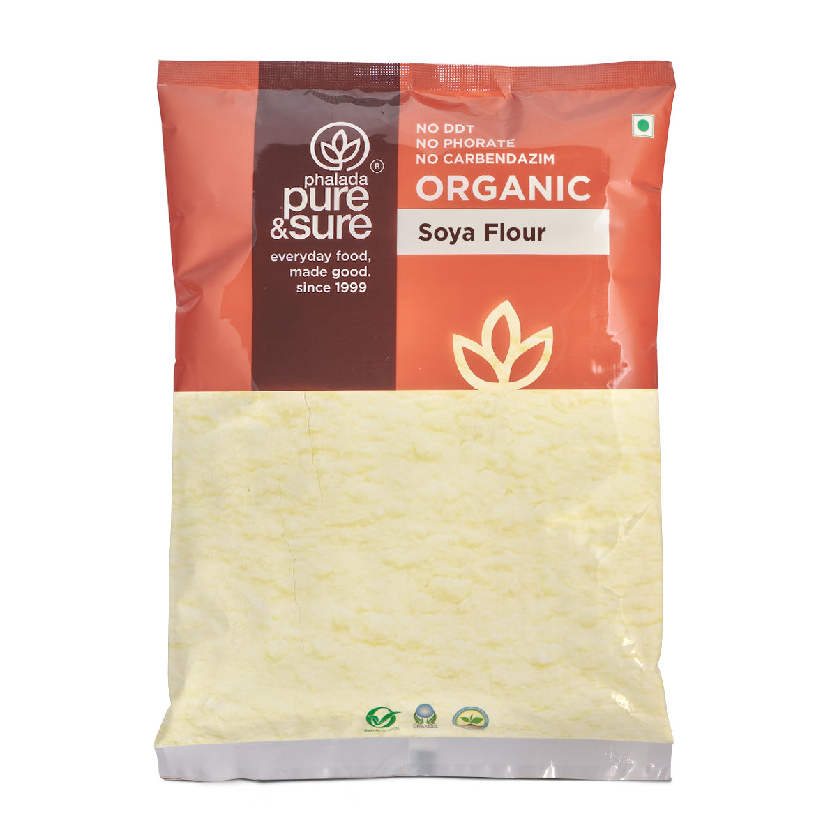 Phalada Pure and Sure Organic Soya flour 1kg front