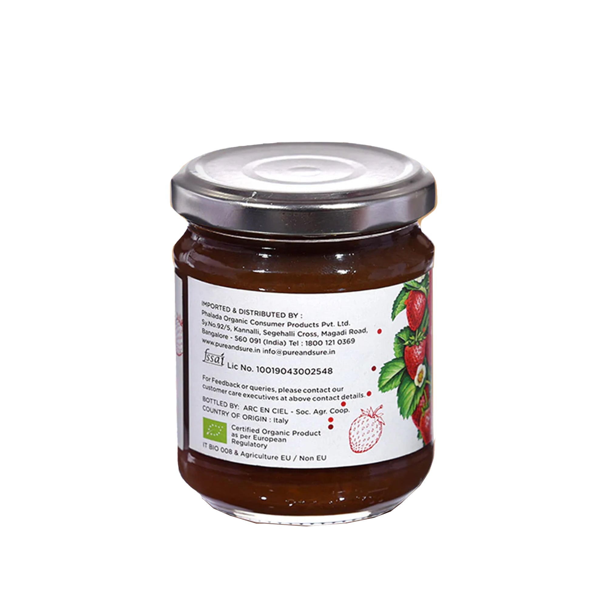Organic Strawberry Jam (210g)