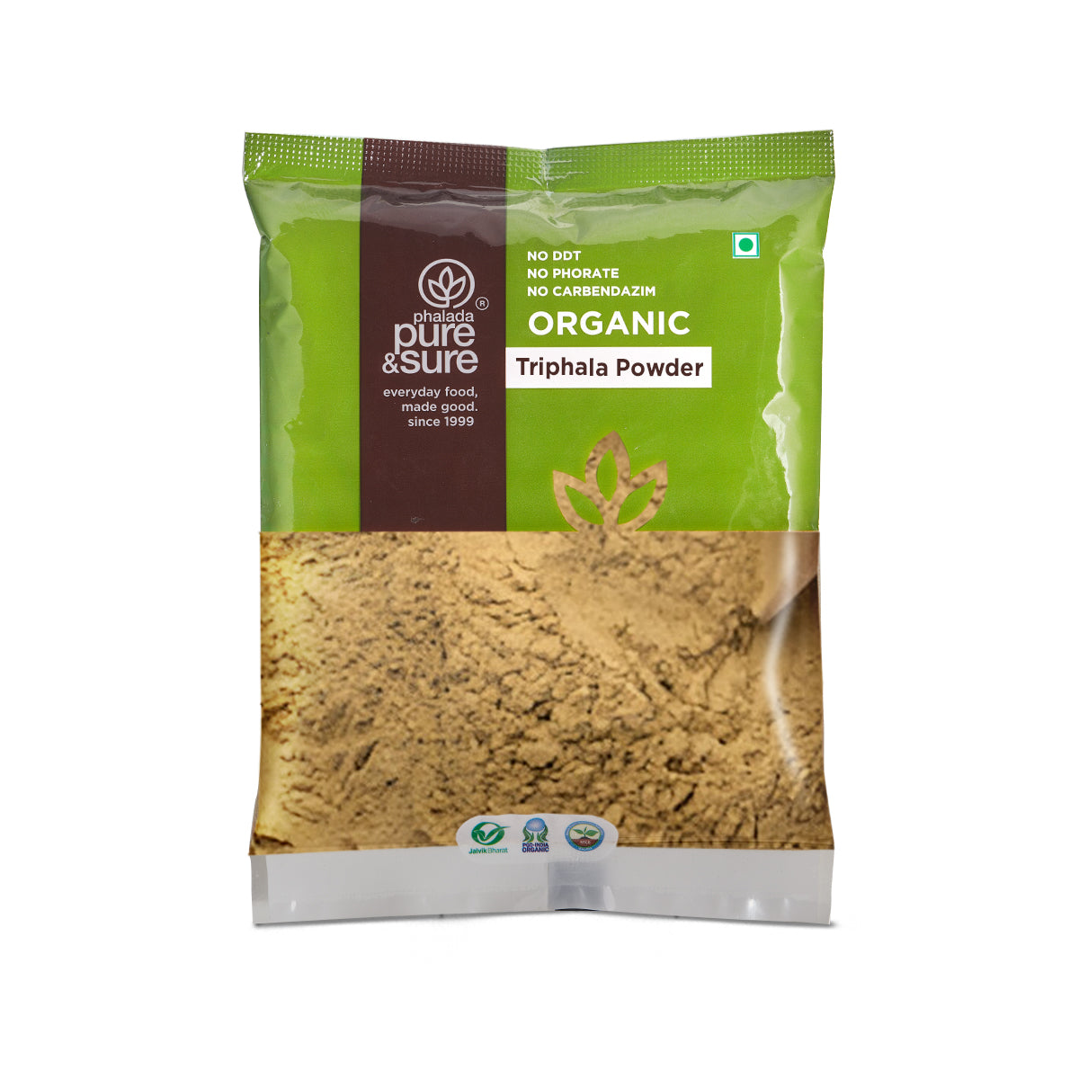 Phalada Pure and sure- Organic Triphala Powder Front