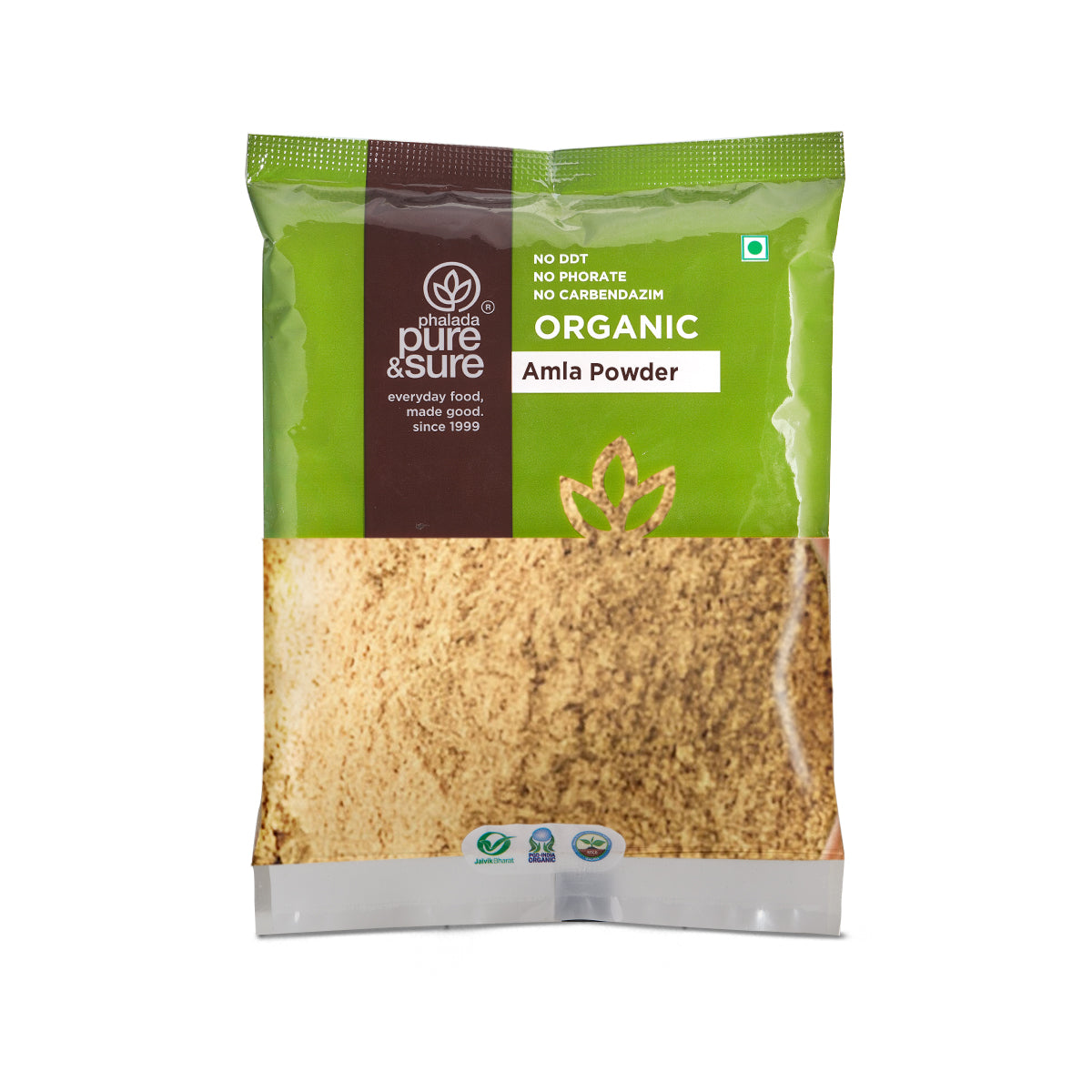 Phalada Pure and sure- Organic Amla powder Front