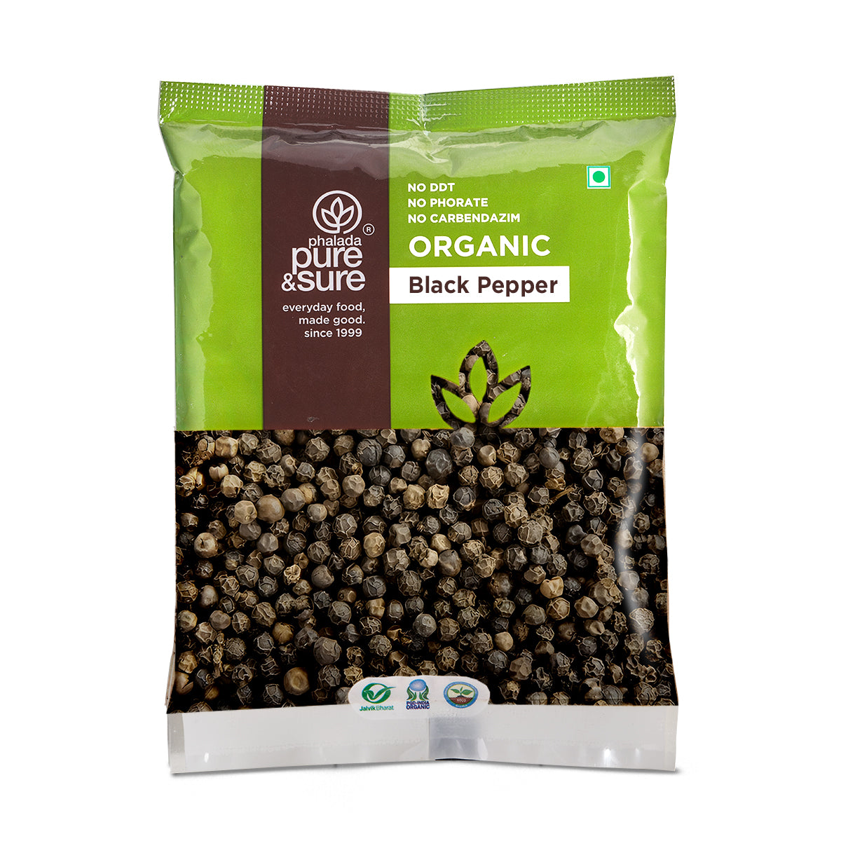 Phalada Pure and sure- Organic Black pepper Front