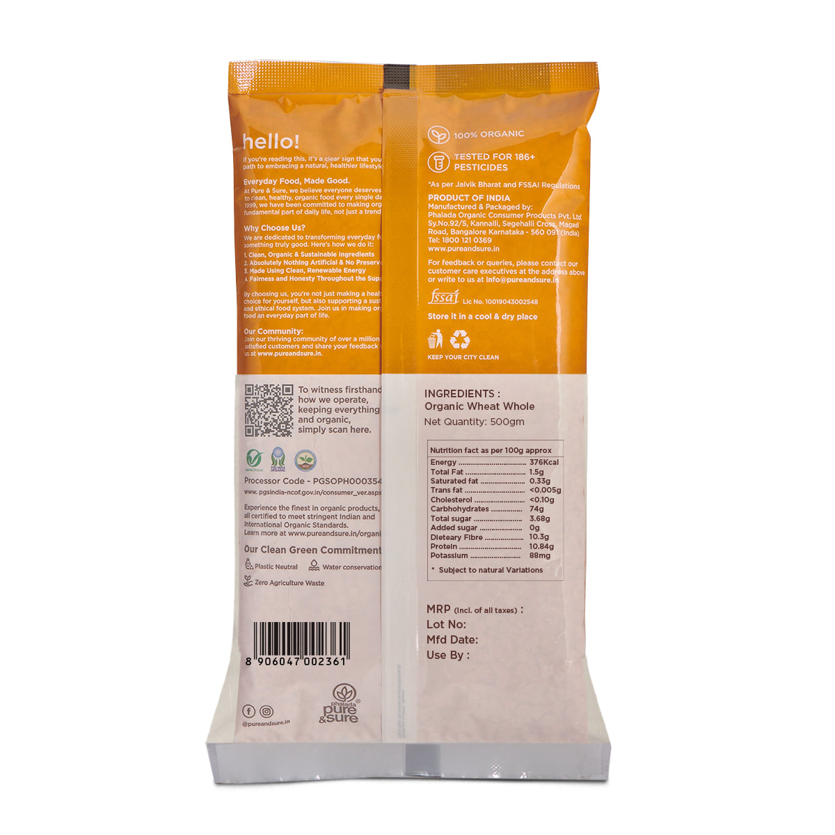 Maida 500g Back
