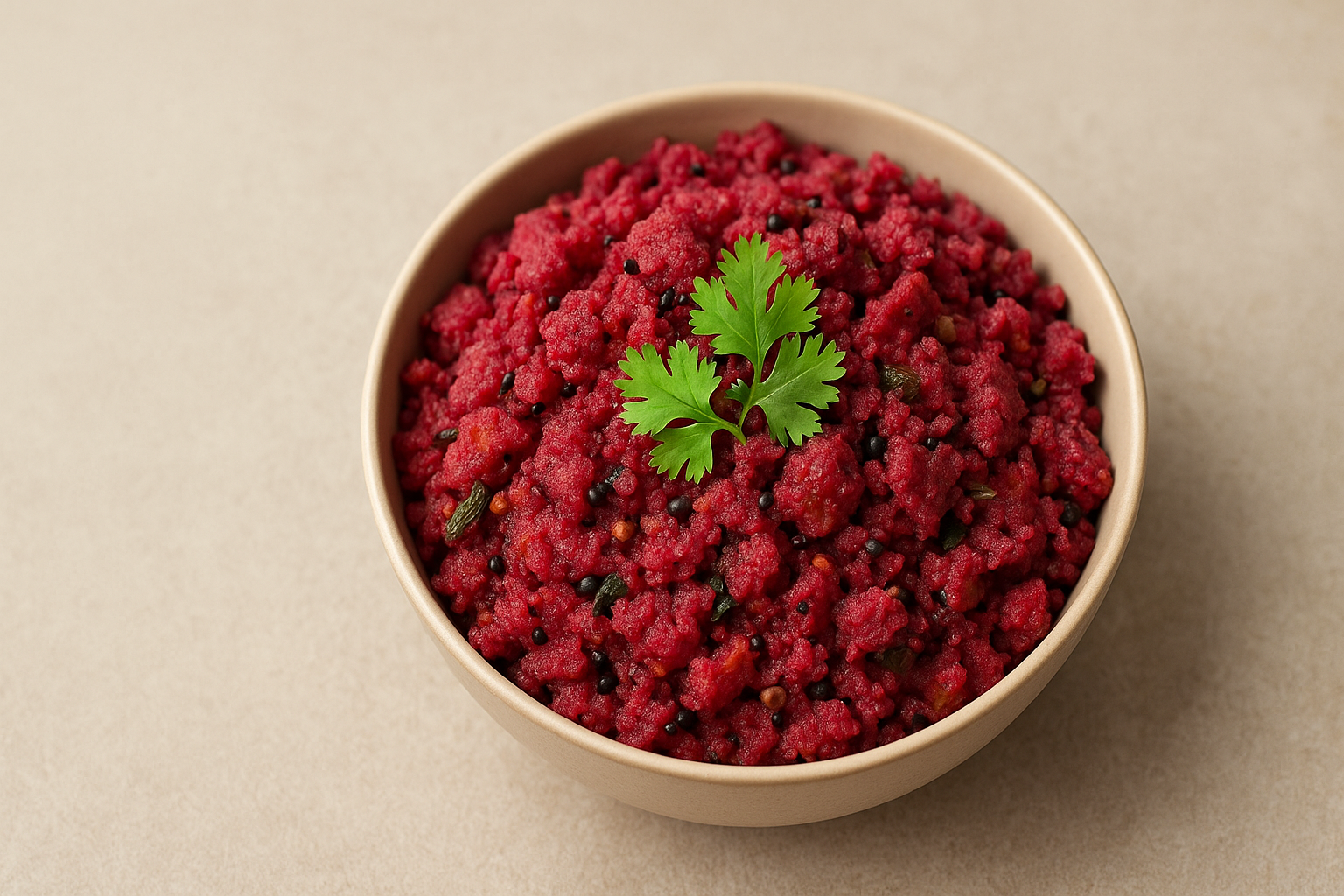 Organic Beetroot Coconut Upma | Healthy Breakfast Recipe