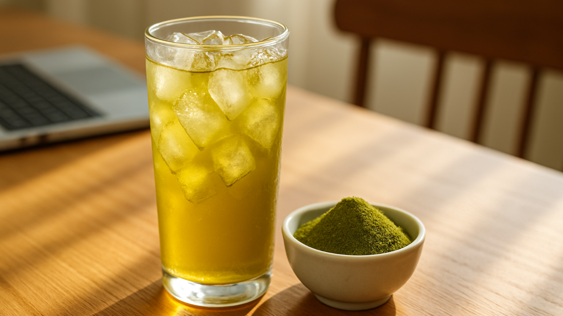 Moringa Iced Green Tea, A Refreshing Wellness Drink