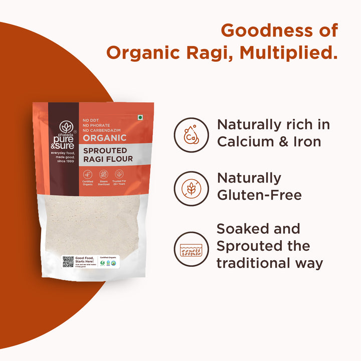 Organic Sprouted Ragi Flour