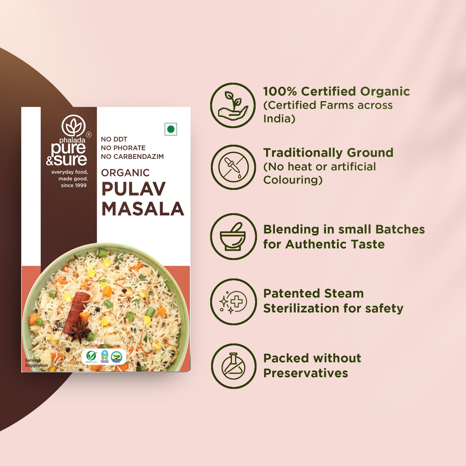 Organic Pulav Masala-100Gms 3