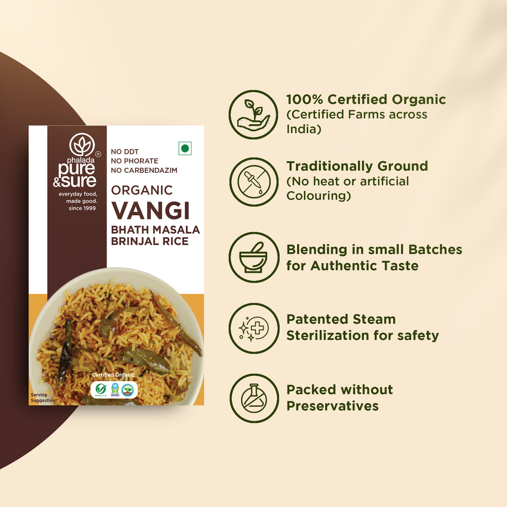 Organic Vangibath Mix-100Gms 3