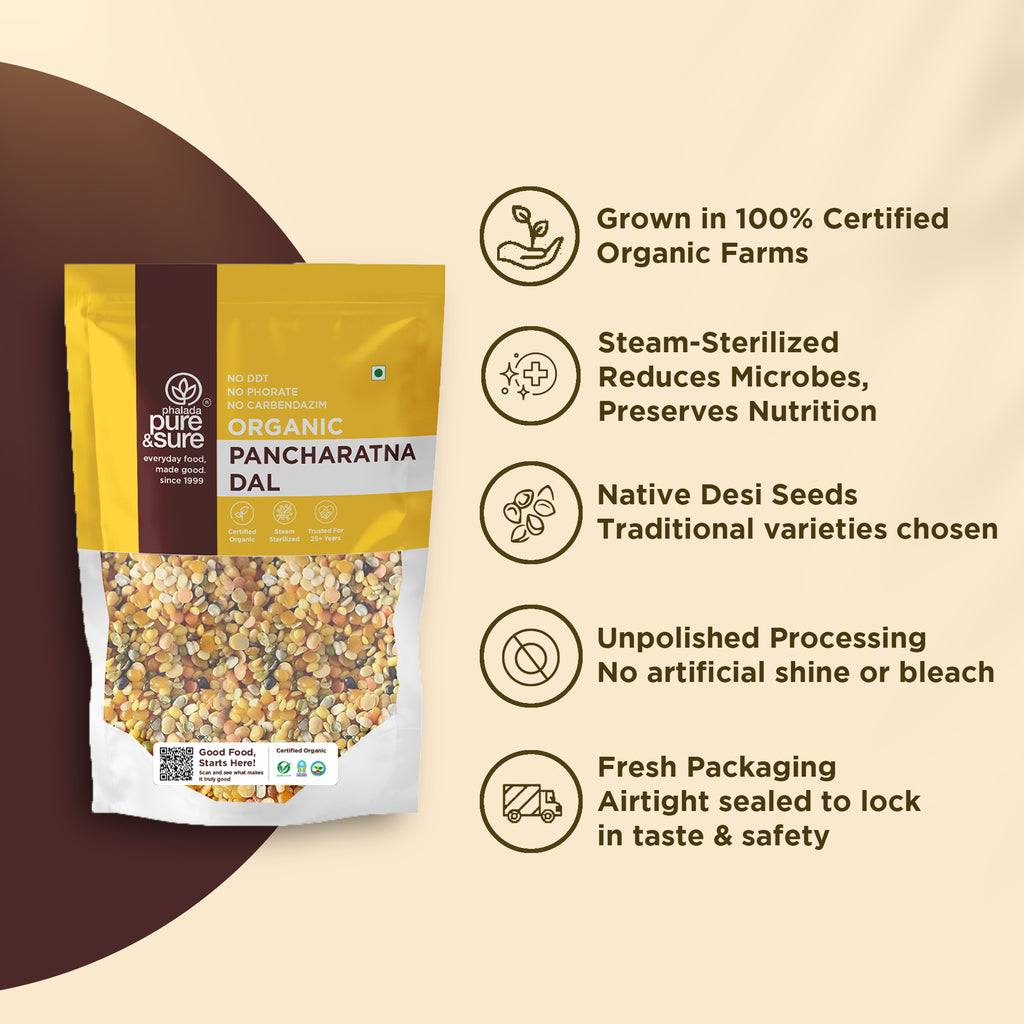 Organic Pancharatna Dal-500Gms 3