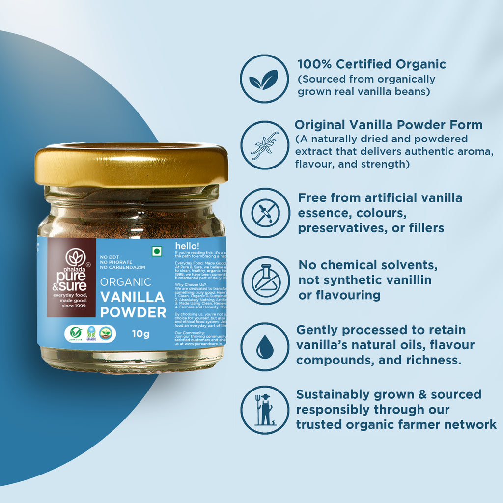 Organic Vanilla Powder - 10gms 4