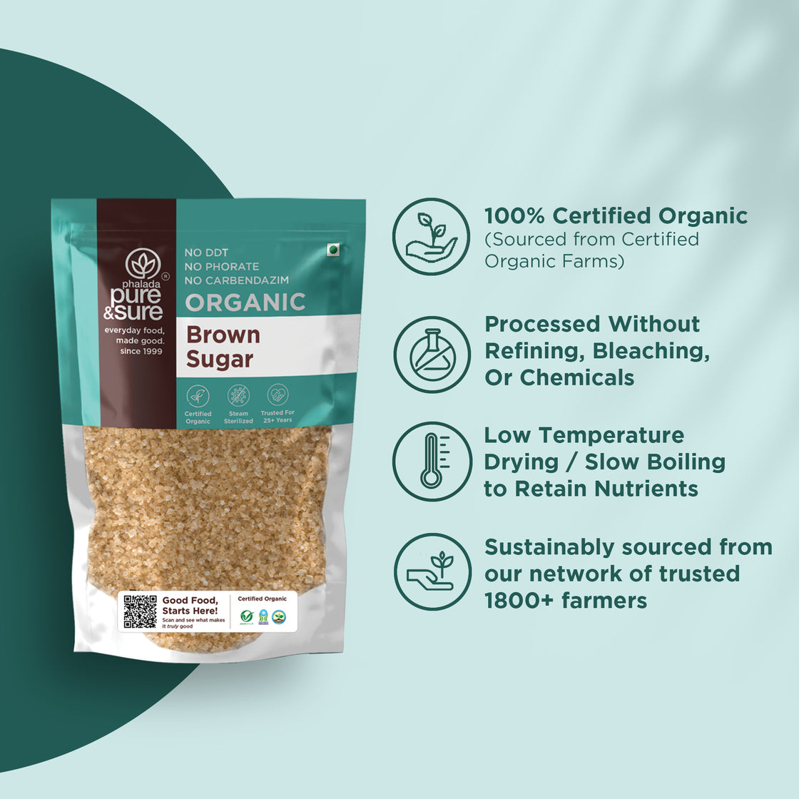 Organic Sugar Brown-500Gms 2