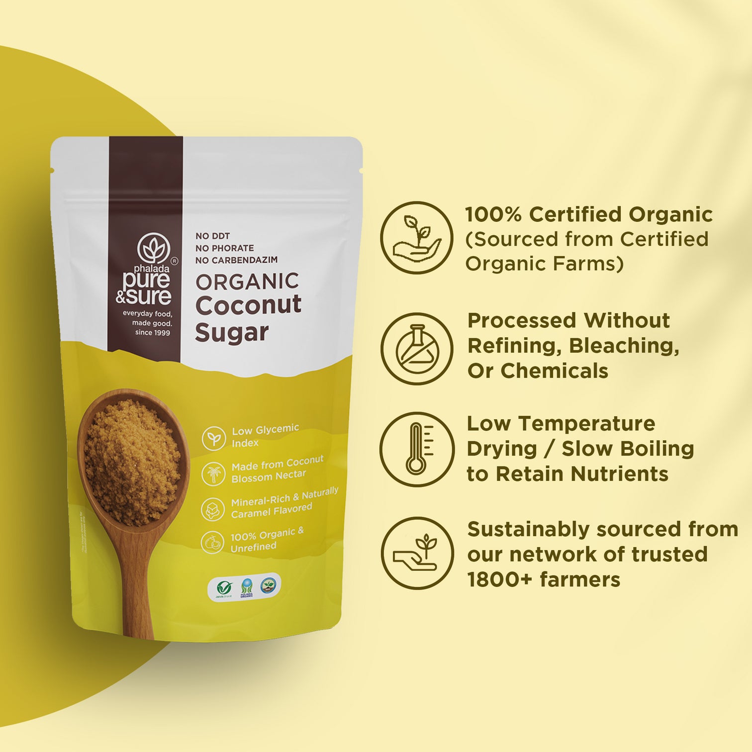 Organic Coconut Sugar-500Gms 3
