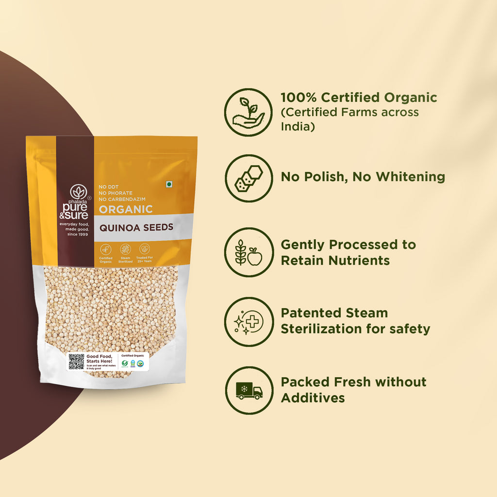 Organic Quinoa Seeds-500Gms 3