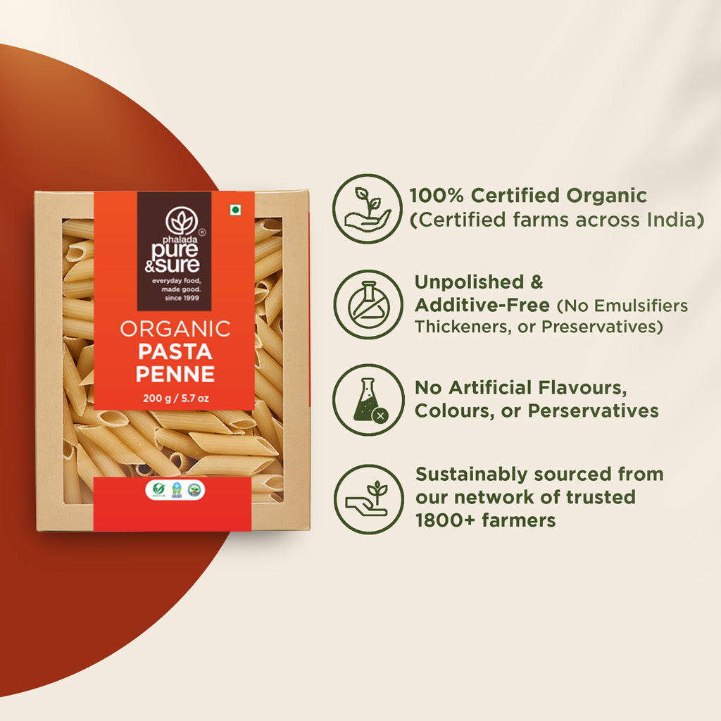 Organic Pasta Penne-200Gms 4