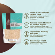 Organic Basmati Rice - Brown