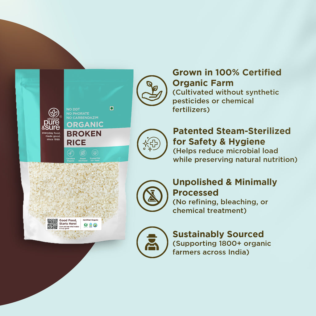 Organic Broken Rice- 1Kg 4