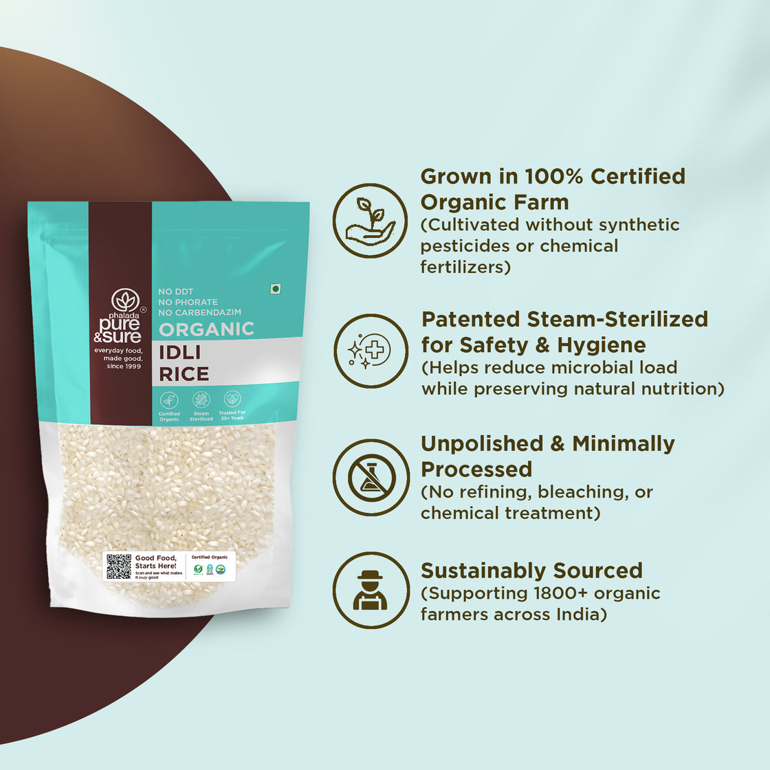 Organic Idly Rice- 1Kg 3