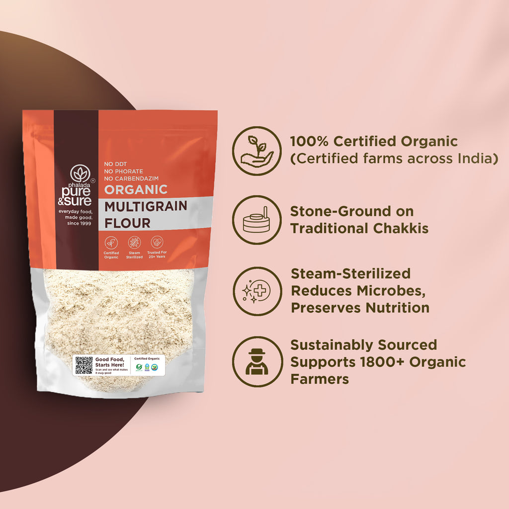 Organic Multigrain Flour -1kg 3