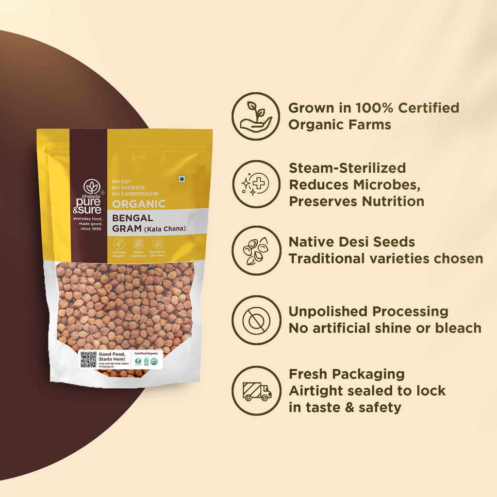 Organic Bengal Gram-500Gms 3