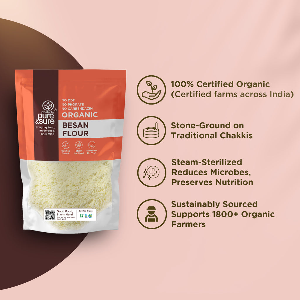 Organic Besan Flour-1kg 4