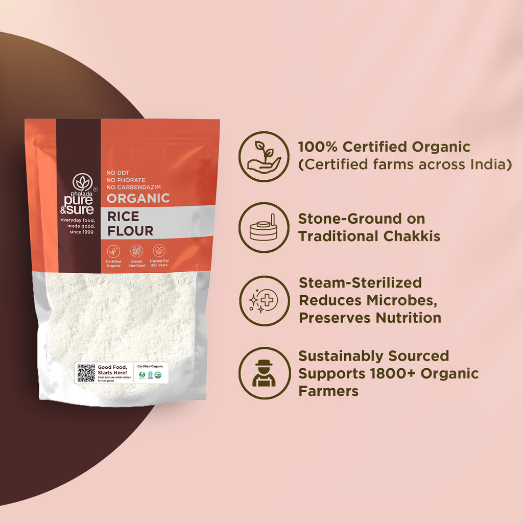 Organic Rice Flour-500Gms 3