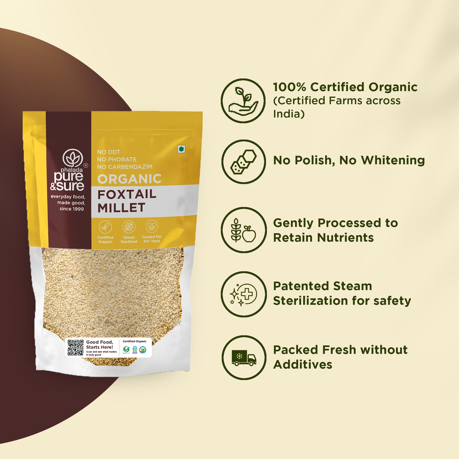 Organic Foxtail Millet-500Gms 3