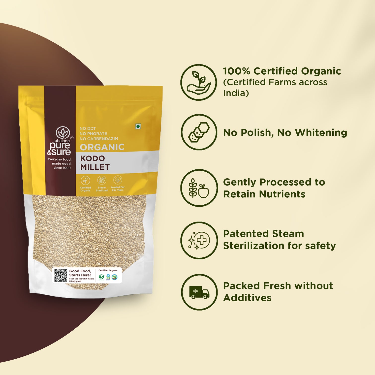 Organic Kodo Millet-500Gms 3