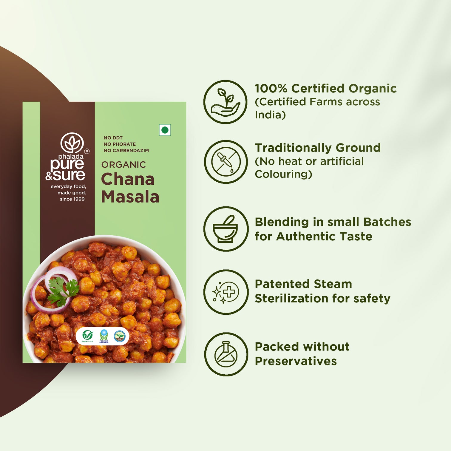 Organic Chana Masala-100Gms 3
