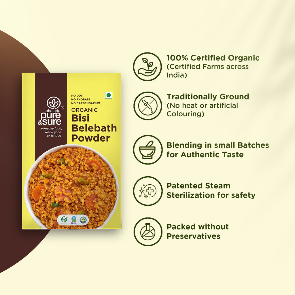 Organic Millet Bisi Bele Bath-200Gms 3