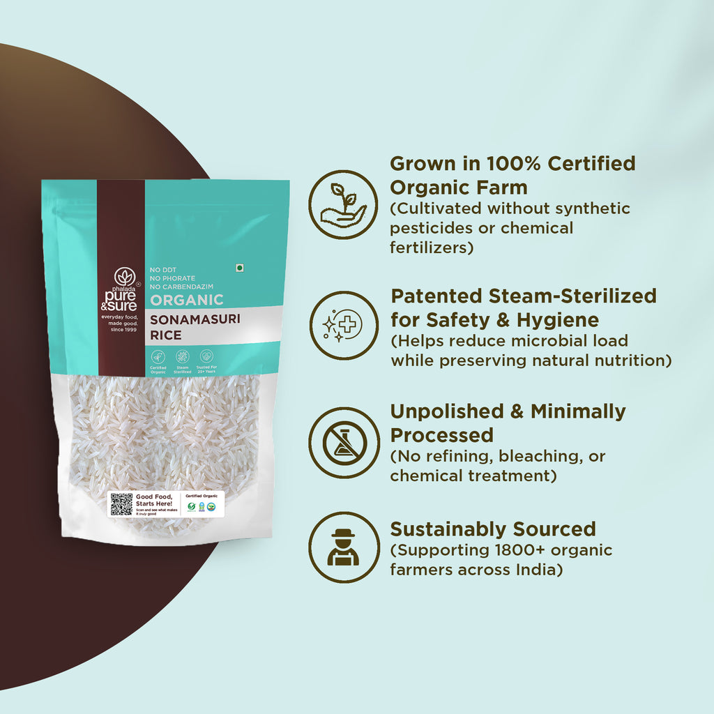 Organic Polished Rice-1kg 3