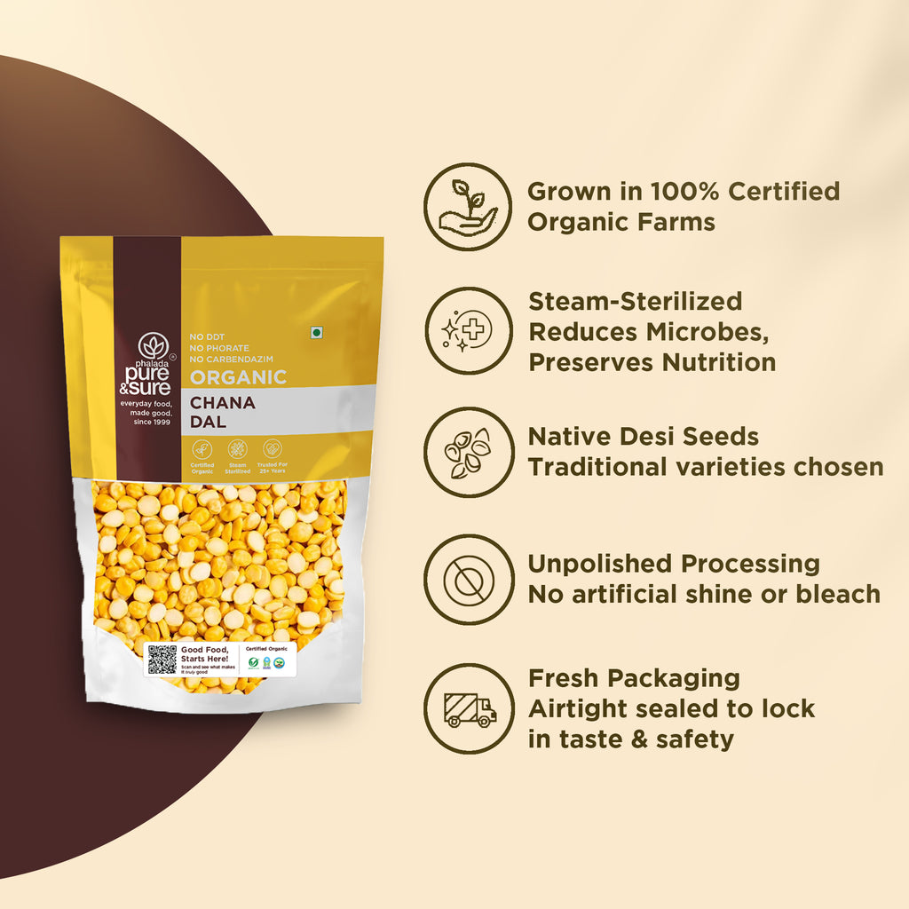 Organic Chana Dal-500Gms 3
