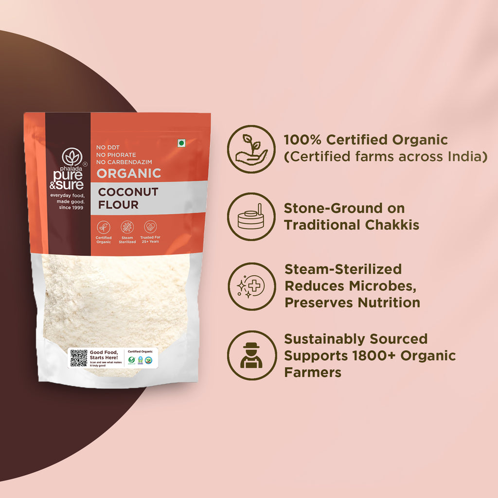 Organic Coconut Flour 350Gms 4
