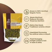 Organic Green Gram Whole