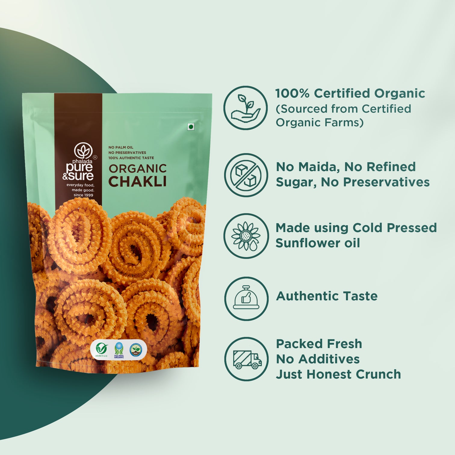 Organic Chakli-120 Gms 3