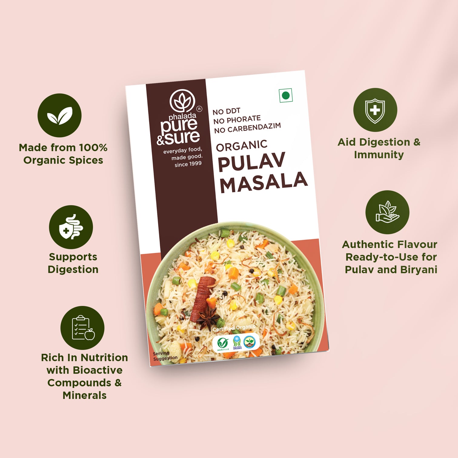 Organic Pulav Masala-100Gms 4