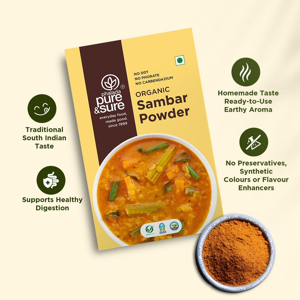 Organic Sambar Powder-100Gms 4