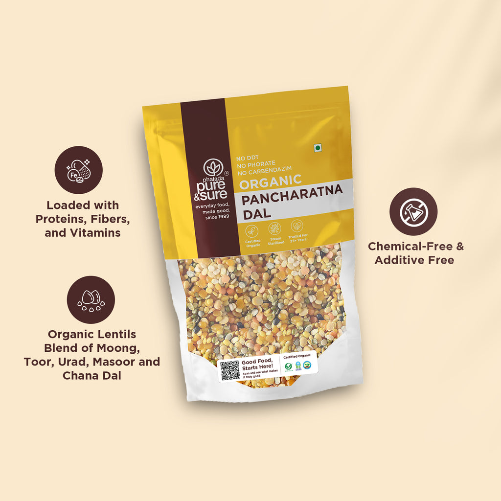 Organic Pancharatna Dal-500Gms 4