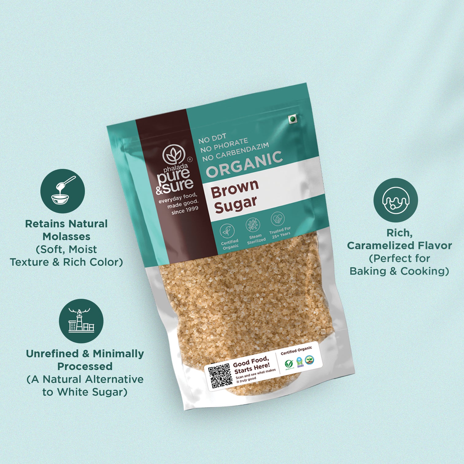 Organic Sugar Brown-500Gms 3