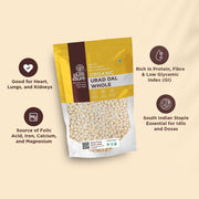Organic White Urad Dal Whole