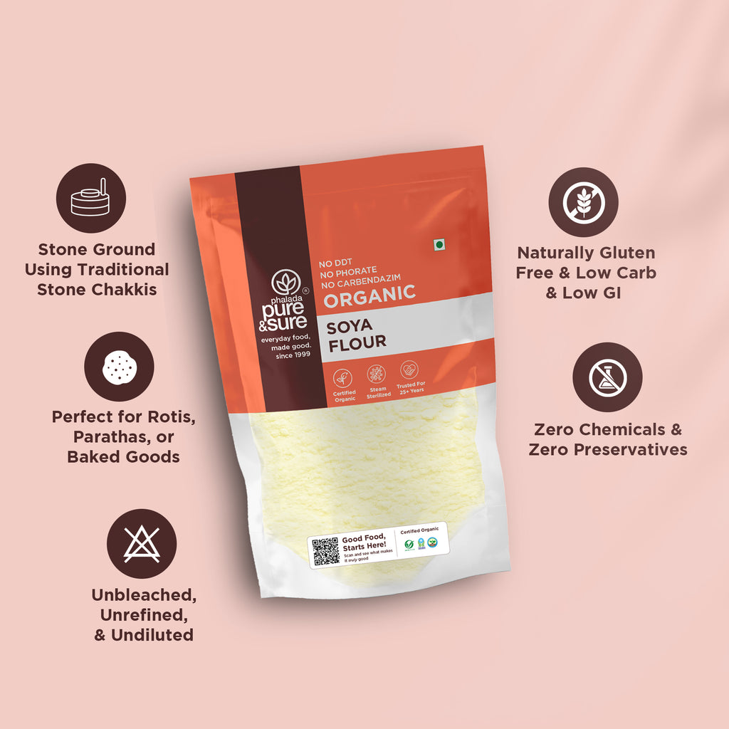 Organic Soya Flour-1kg 4