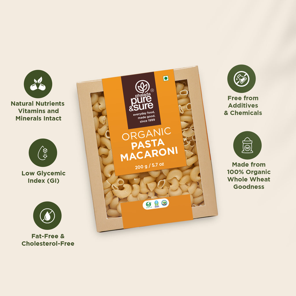 Organic Pasta Macaroni -200Gms 6