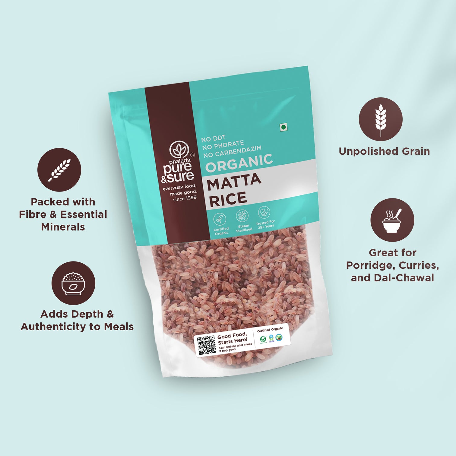 Organic Matta Rice 1Kg 3