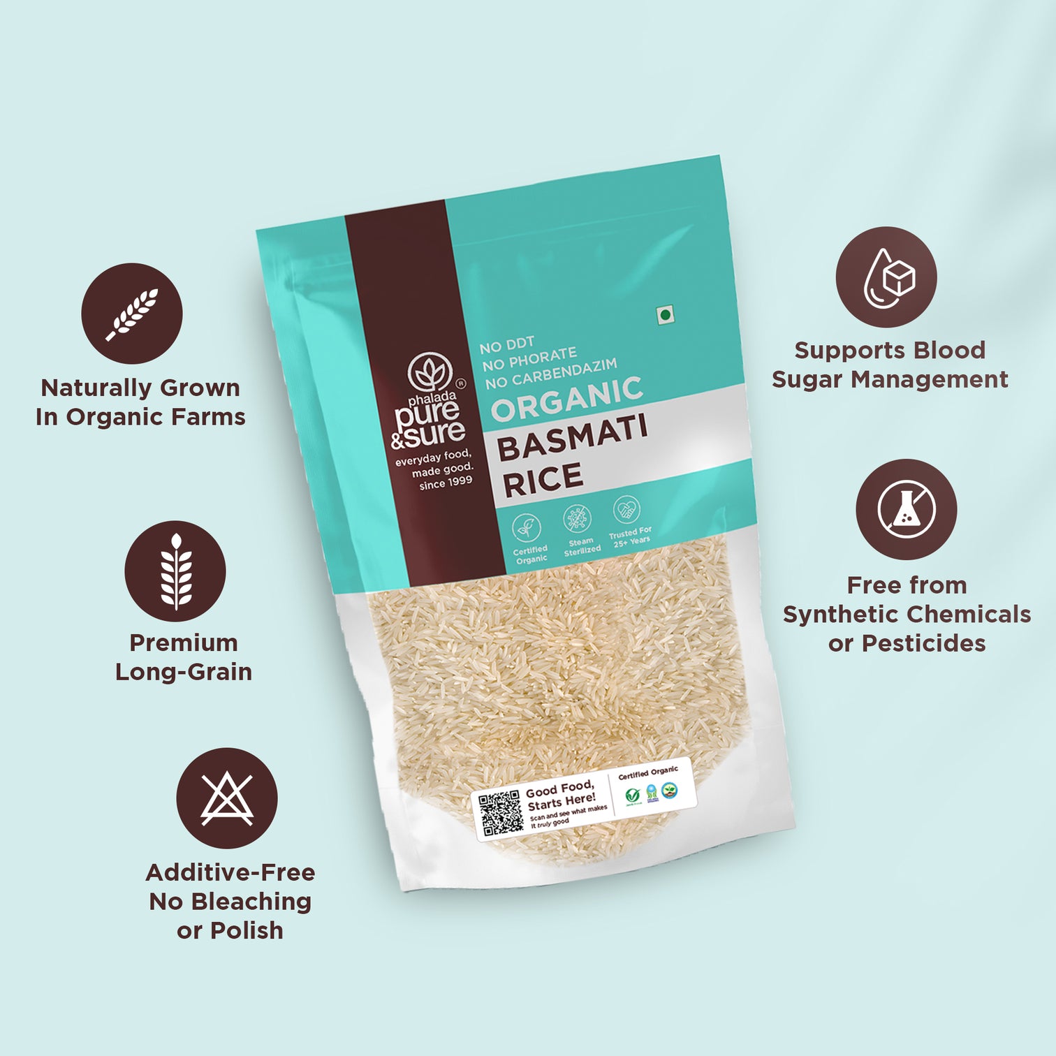 Organic Basmati Rice-1kg 4