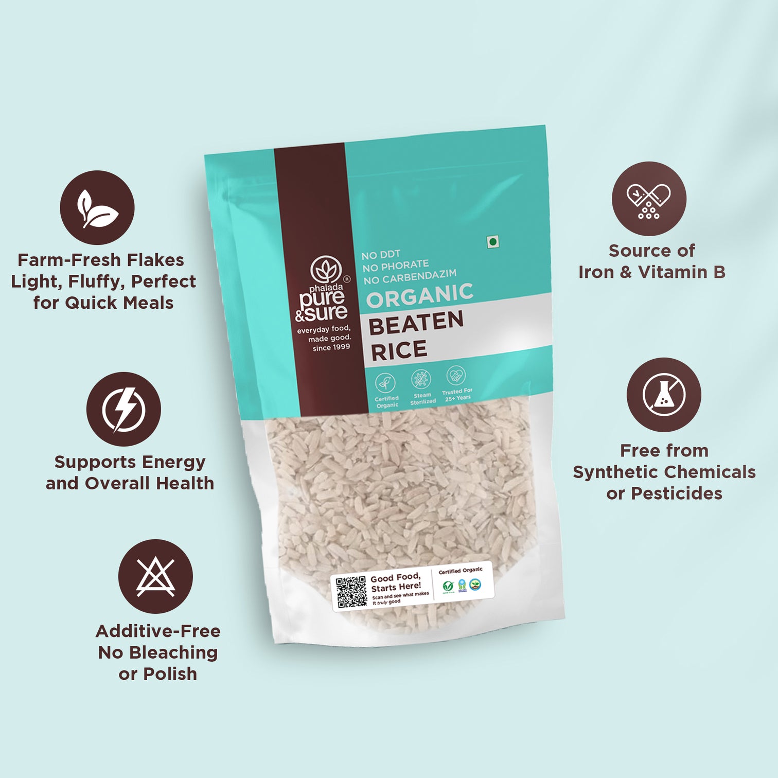 Organic Beaten Rice-500Gms 3