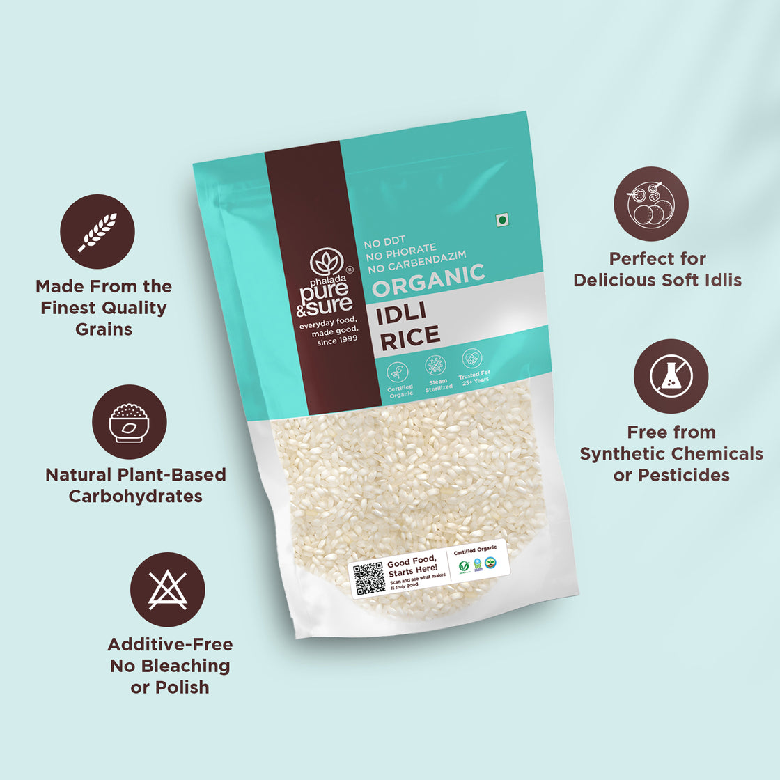Organic Idly Rice- 1Kg 4
